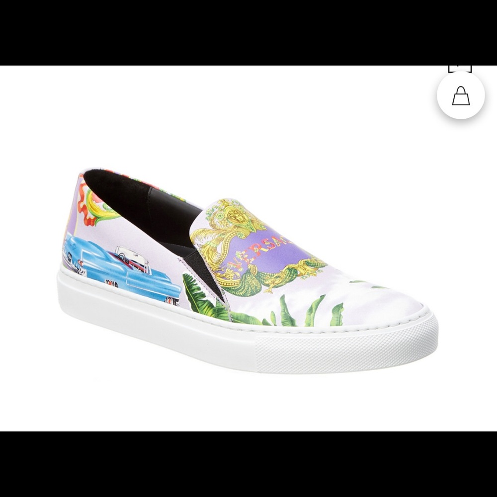 VERSACE SLIP ON SNEAKERS